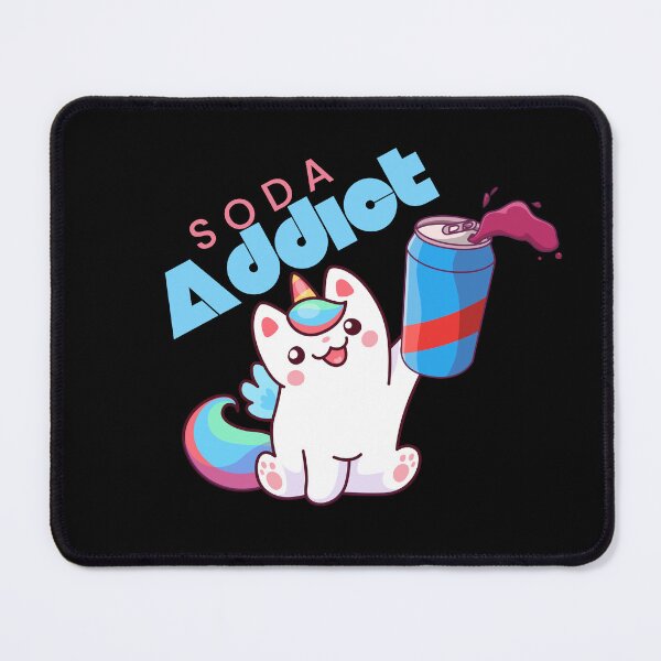Item preview, Cat Unicorn Soda Addict Unicat Rainbow Unicorn Cat designed and sold by ShirtsByAaron.
