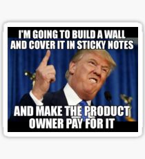 Donald Trump does Agile Sticker