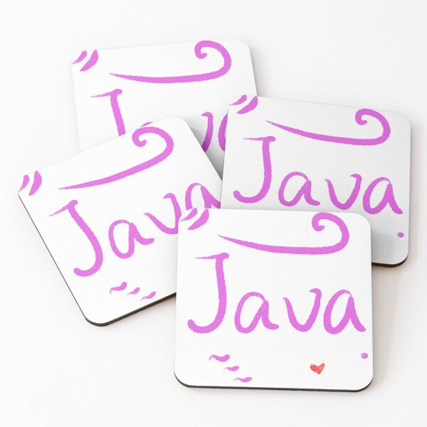 Item preview, Java type art typography pink purple organic shape designed and sold by SparksGlo-AAAA.
