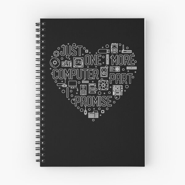 Item preview, Just One More Computer Part I Promise Heart Funny design for PC Builder designed and sold by venomousvector.