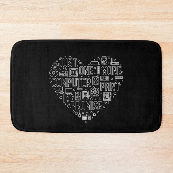 Item preview, Just One More Computer Part I Promise Heart Funny design for PC Builder designed and sold by venomousvector.