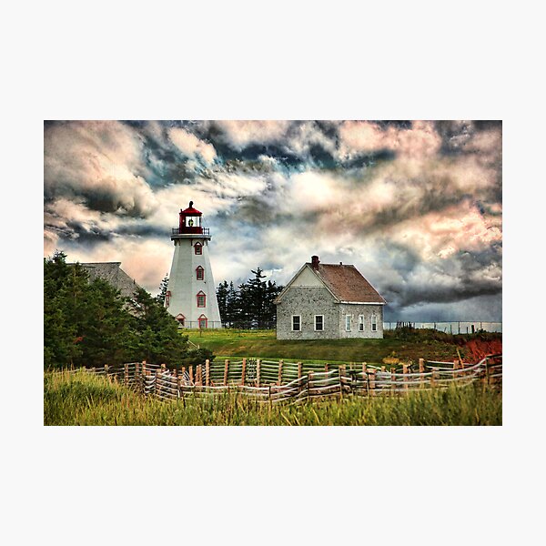 "Panmure Island Lighthouse, PEI" Photographic Print for Sale by AJ500