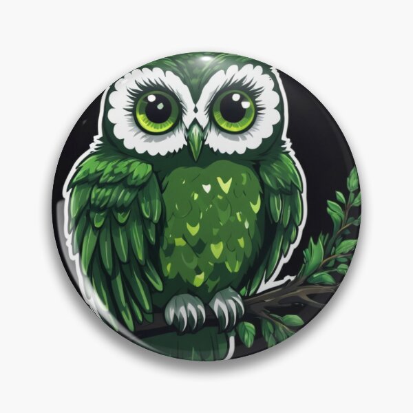 Item preview, Owl stickers designed and sold by Schwegler-Elias.