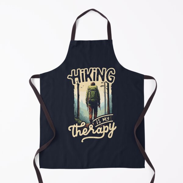 Item preview, HIKING IS MY THERAPY Tee. The perfect companion for your outdoor adventures designed and sold by BRUNTadventures.