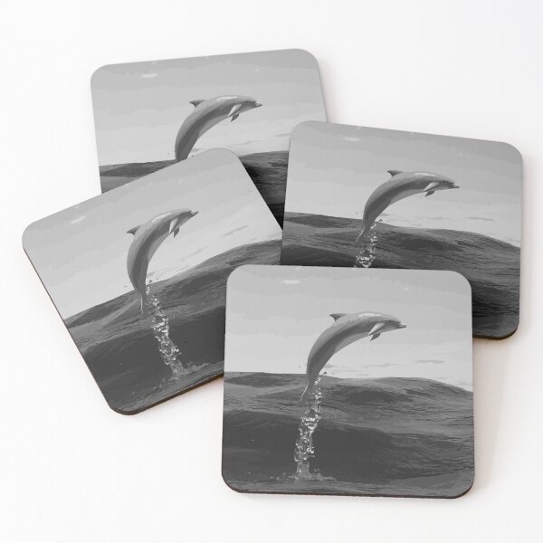 Item preview, Dolphin Illustration - Gray designed and sold by OG-Graphics.