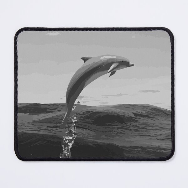 Item preview, Dolphin Illustration - Gray designed and sold by OG-Graphics.