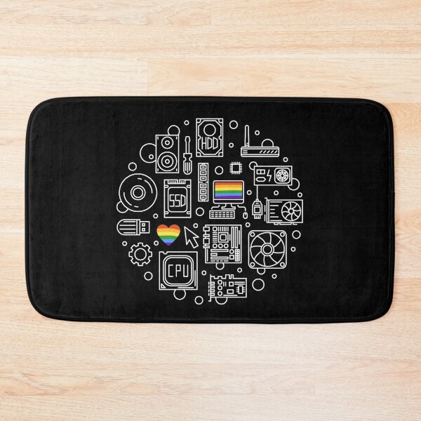 Item preview, PC Parts and Computer Hardware LGBTQ Rainbow Flag for PC Builde designed and sold by venomousvector.