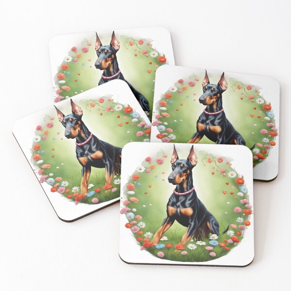 Item preview, Cute playful Dobermann designed and sold by Kaleddis.