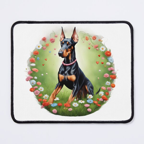 Item preview, Cute playful Dobermann designed and sold by Kaleddis.