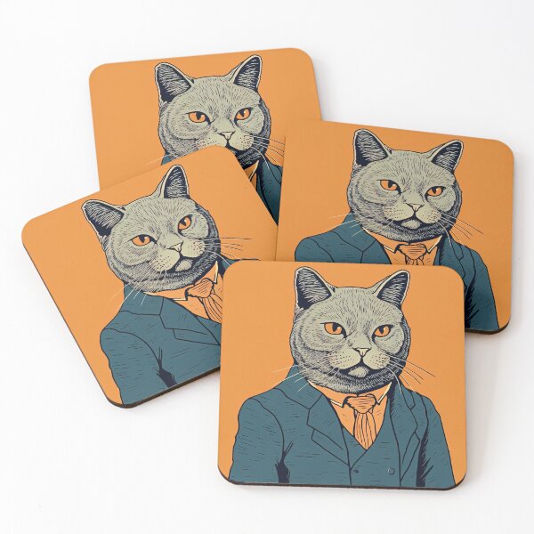 Item preview, Sherlock Whiskers - Feline Detective designed and sold by Retro Type.