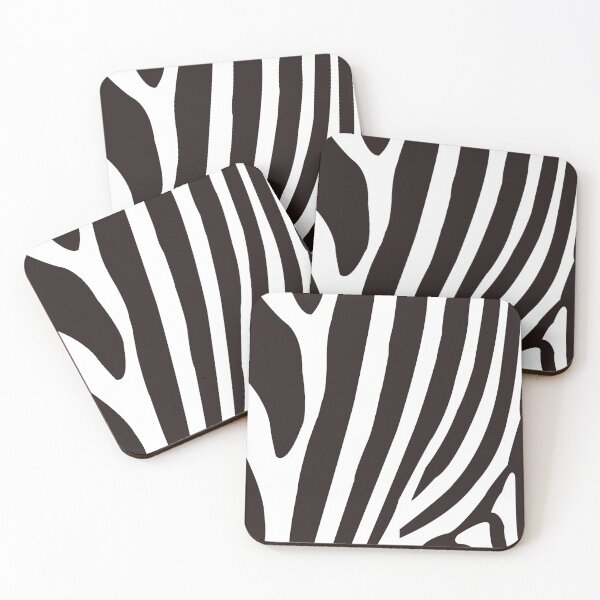 Item preview, Black and White Zebra Stripes Pattern designed and sold by Nisha Prabhu.