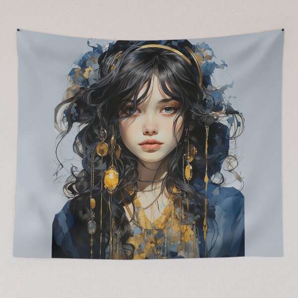 Item preview, Brooding crisp neo-pop girl designed and sold by franckay1.