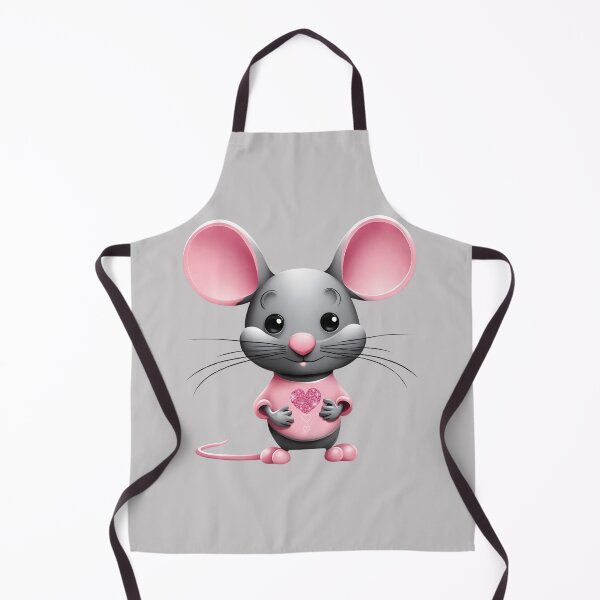 Item preview, Cute Mouse With Pink Heart designed and sold by MarzenaKa.