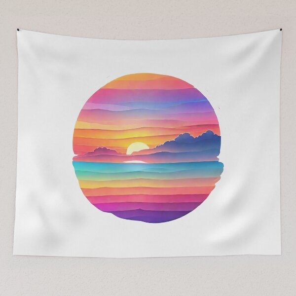 Item preview, Sunrise Euphoria: Unveiling the Beauty of Gradient Inspirations (165) designed and sold by WASjourney.