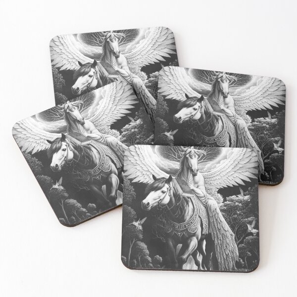 Item preview, Horse Pegasus Angel Unicorn Centaur Horseback Riding designed and sold by Seruni Artworks.