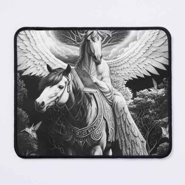 Item preview, Horse Pegasus Angel Unicorn Centaur Horseback Riding designed and sold by Seruni Artworks.