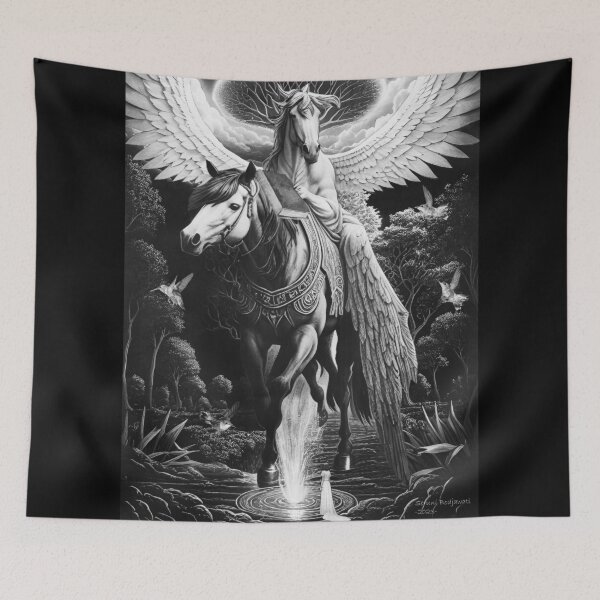 Item preview, Horse Pegasus Angel Unicorn Centaur Horseback Riding designed and sold by Seruni Artworks.