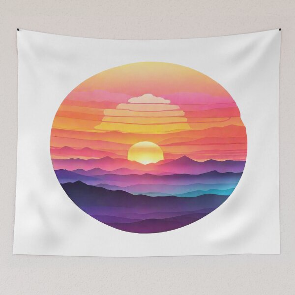 Item preview, Chasing Sunsets: A Guide to Crafting Eye-catching Gradient Designs (167) designed and sold by WASjourney.