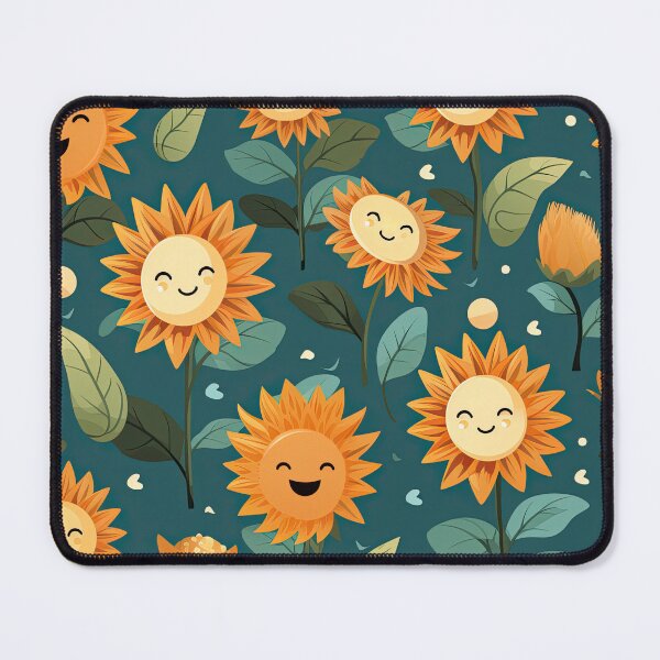 Item preview, Sunflower Serenade Seamless Pattern designed and sold by Purr- Paradise.