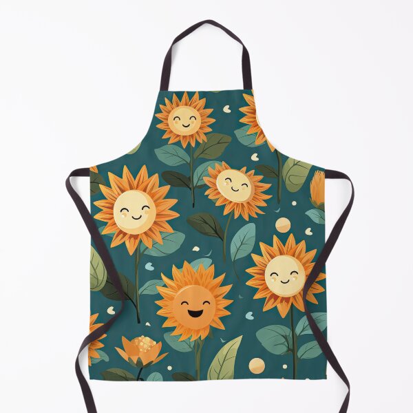 Item preview, Sunflower Serenade Seamless Pattern designed and sold by Purr- Paradise.