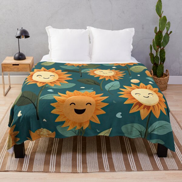 Item preview, Sunflower Serenade Seamless Pattern designed and sold by Purr- Paradise.