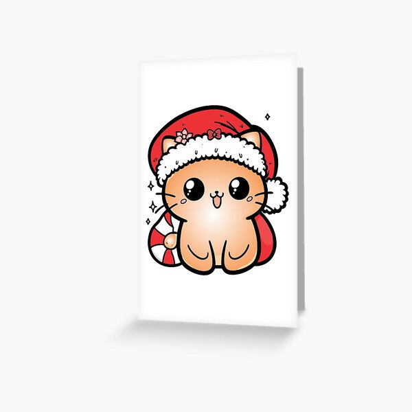 Item preview, Santy Cat Claws Kitty Santa Christmas Ginger designed and sold by NerdiPop.