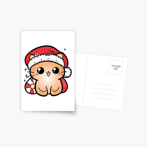 Item preview, Santy Cat Claws Kitty Santa Christmas Ginger designed and sold by NerdiPop.