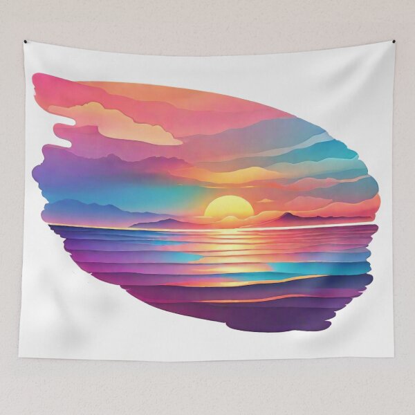 Item preview, Gradient Horizons: Harnessing the Beauty of Sunsets and Sunrises (170) designed and sold by WASjourney.