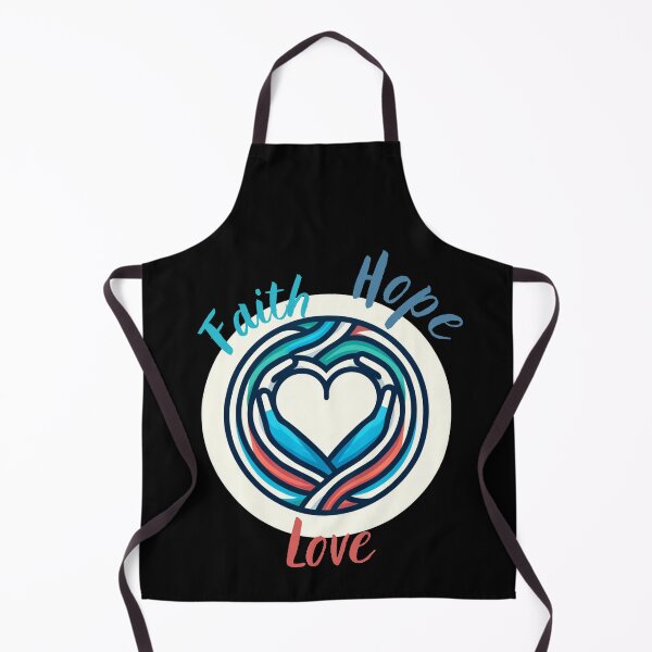 Item preview, classic minimalist graphics Faith, Hope, Love designed and sold by ArtFeverShop.