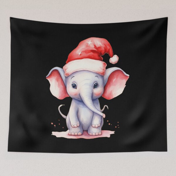 Item preview, Christmas Elephant designed and sold by ElephantVibes.