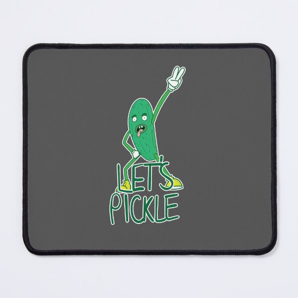 Item preview, Let's Pickle - Rock Out Pickle Man in Grey designed and sold by Vincent White.