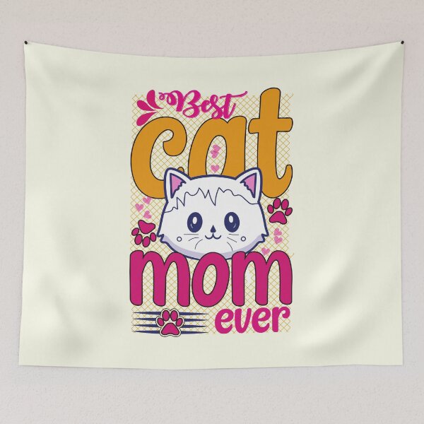 Item preview, Purr-fect Cat Mom - Adorable Feline Appreciation designed and sold by RuyaFab.