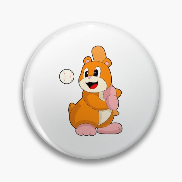 Item preview, Hamster Baseball Baseball bat Sports designed and sold by Snabdesign84.