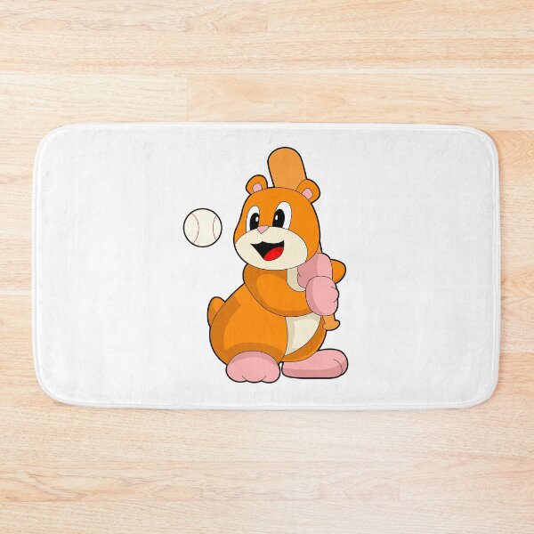 Item preview, Hamster Baseball Baseball bat Sports designed and sold by Snabdesign84.