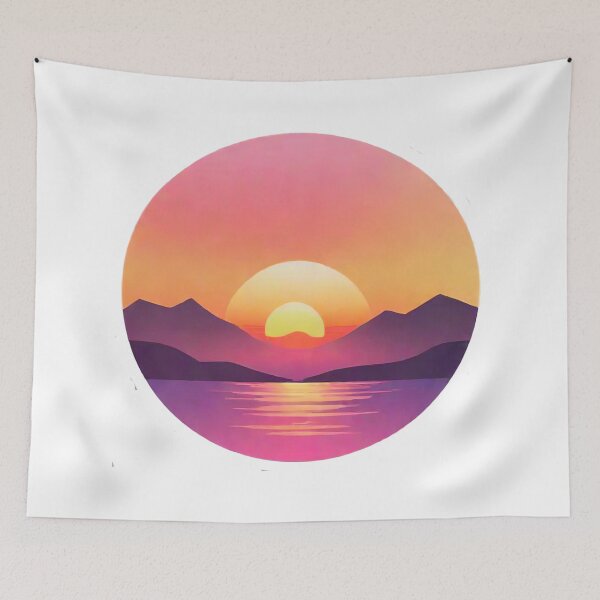 Item preview, Twilight Hues: Crafting Mesmeric Sunset Gradient Design (172) designed and sold by WASjourney.
