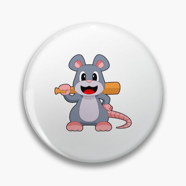 Item preview, Mouse Baseball Baseball bat Sports designed and sold by Snabdesign84.
