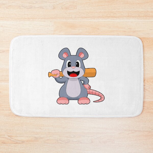 Item preview, Mouse Baseball Baseball bat Sports designed and sold by Snabdesign84.