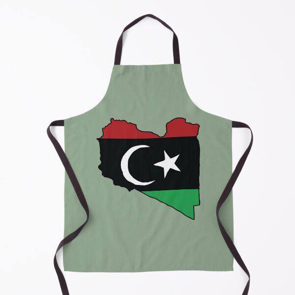 Item preview, Libya country shape flag designed and sold by Rachael Taylor.