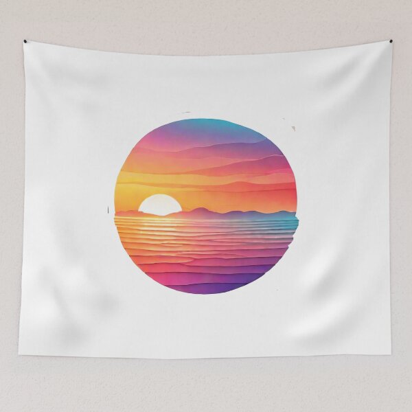 Item preview, Sundown Visions: A Journey into Sunset-Inspired Gradient Art (175) designed and sold by WASjourney.
