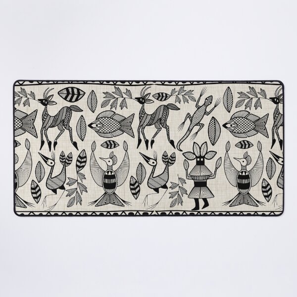 Item preview, African Senufo Korhogo Tribal Ethnic Art designed and sold by BluedarkArt.