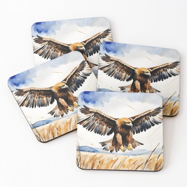 Item preview, Golden Eagle (Aquila chrysaetos), Scotland - British Birds designed and sold by Country-Artist.