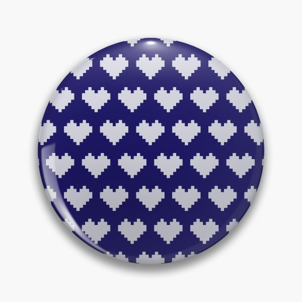 Item preview, 8-bit Heart in Navy designed and sold by Vincent White.