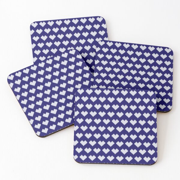 Item preview, 8-bit Heart in Navy designed and sold by Vincent White.