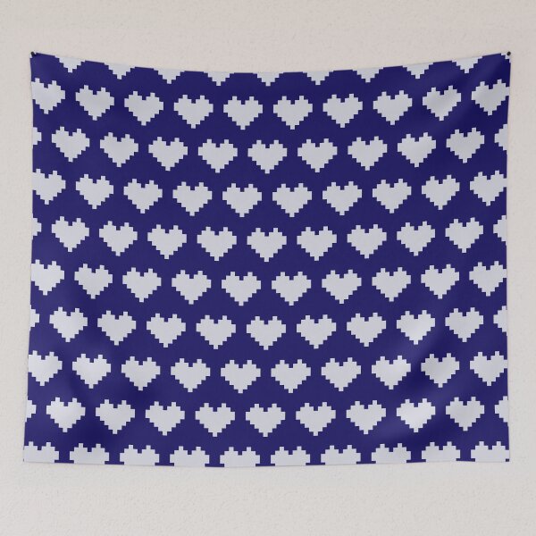 Item preview, 8-bit Heart in Navy designed and sold by Vincent White.