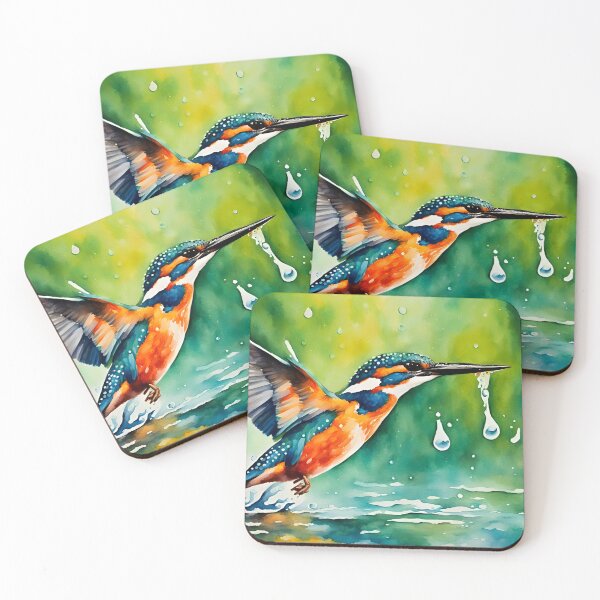 Item preview, Kingfisher (Alcedo atthis) - British Birds designed and sold by Country-Artist.