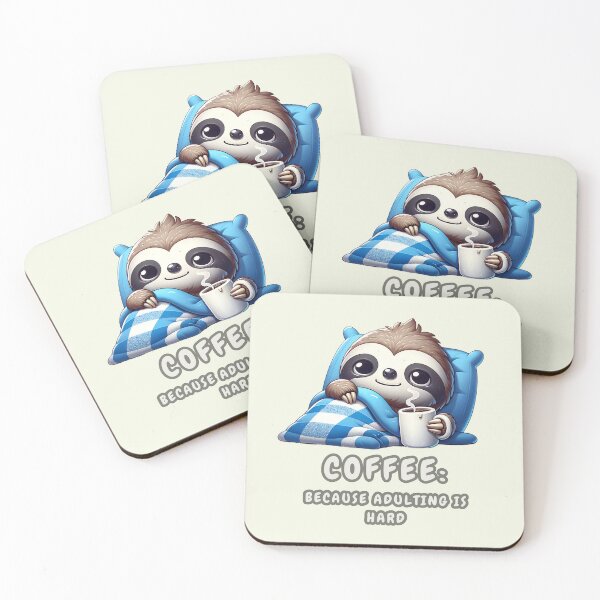 Item preview, Sloth Sip - Navigating Adulthood One Cup at a Time designed and sold by RuyaFab.