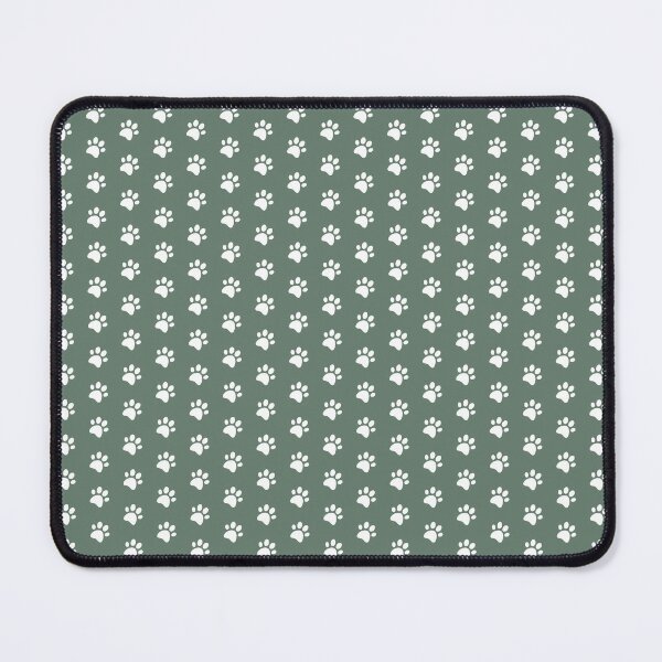 Item preview, Cat Paw Print in White and Soft Green designed and sold by Vincent White.