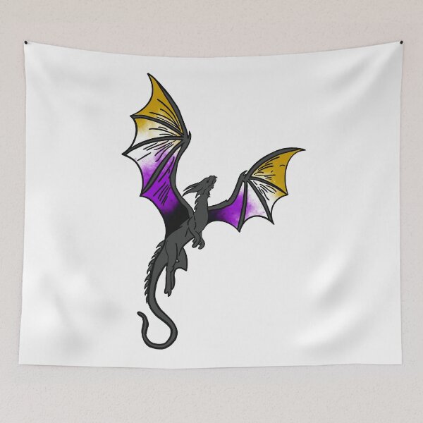 Item preview, Pride Dragon Nonbinary  designed and sold by littleblueart.