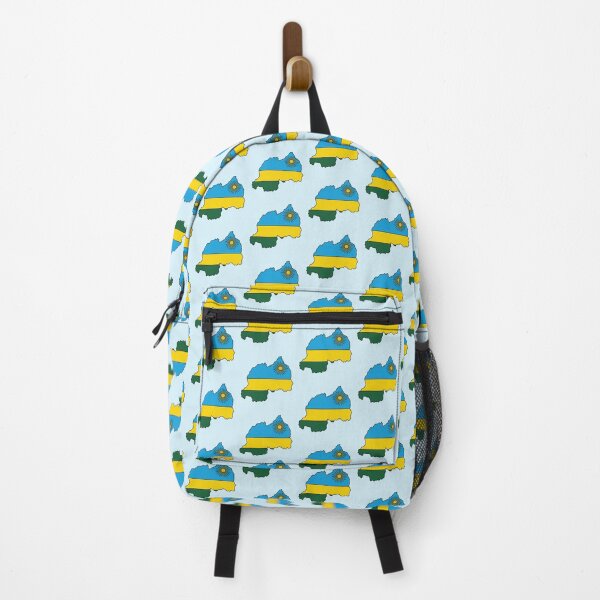 Item preview, Rwanda country shape flag designed and sold by Rachael Taylor.