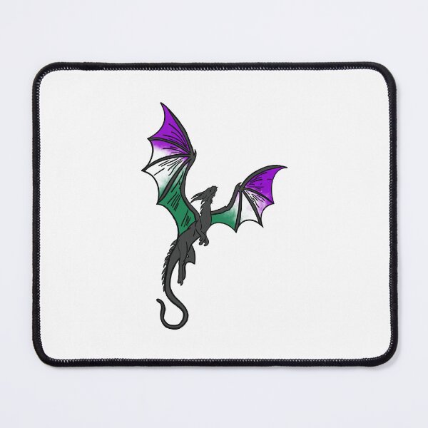 Item preview, Pride Dragon Genderqueer  designed and sold by littleblueart.